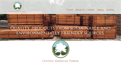 Desktop Screenshot of centralamericantimber.com